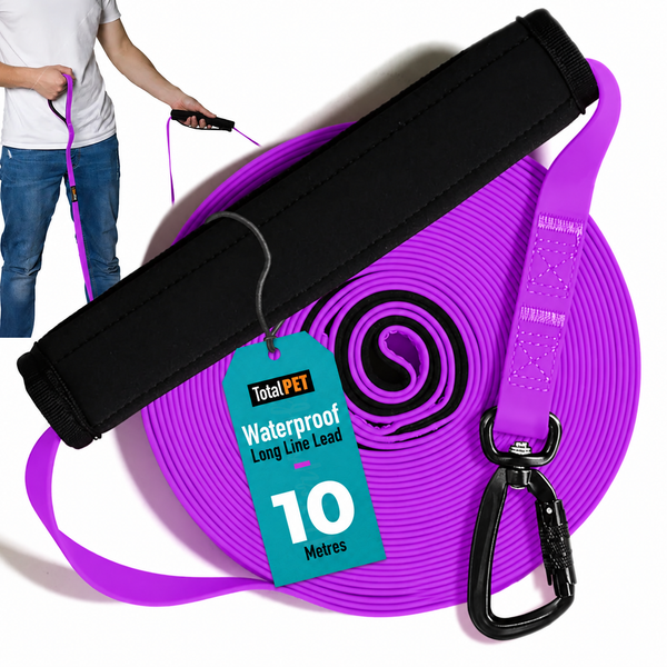 5/10/15/20/30m Waterproof Long Line Dog Lead for Obedience and Recall Training – Total Pet