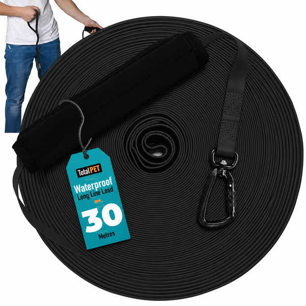 5/10/15/20/30m Waterproof Long Line Dog Lead for Obedience and Recall Training – Total Pet