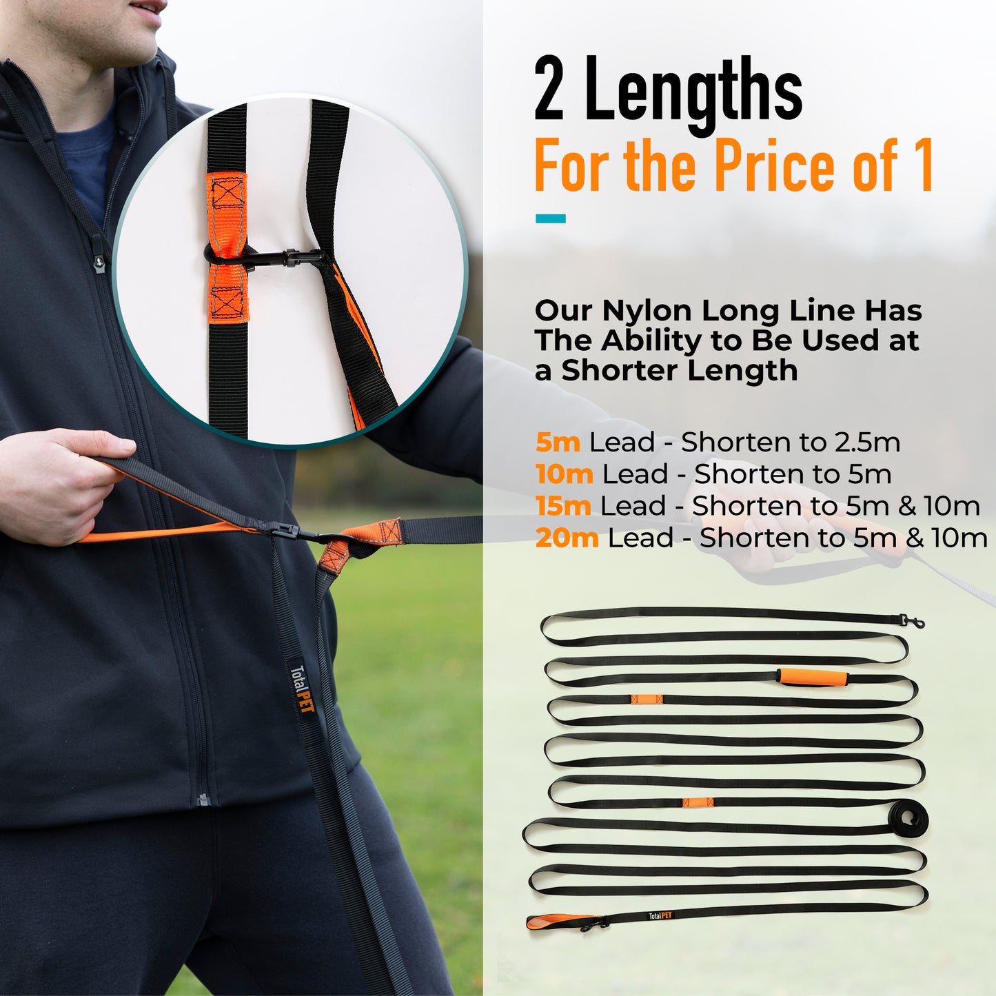 Nylon Long Line Training Lead - (Image 5)