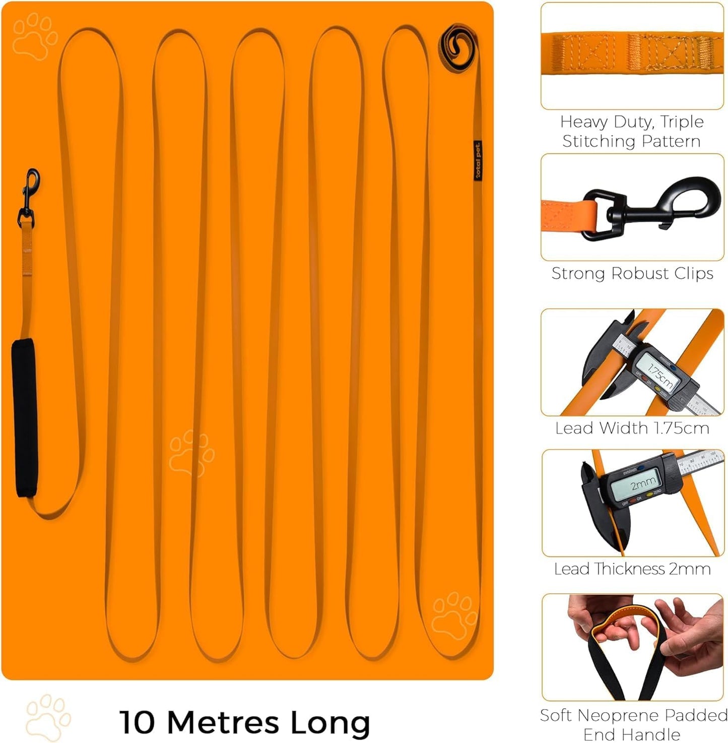 Waterproof Long Line Dog Lead for Obedience and Recall Training - 3rd Image