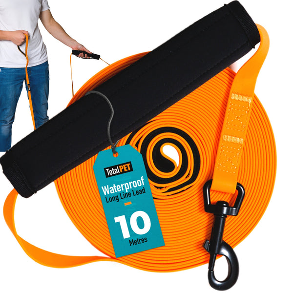 5/10/15/20/30m Waterproof Long Line Dog Lead for Obedience and Recall Training – Total Pet
