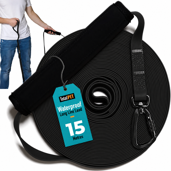 5/10/15/20/30m Waterproof Long Line Dog Lead for Obedience and Recall Training – Total Pet