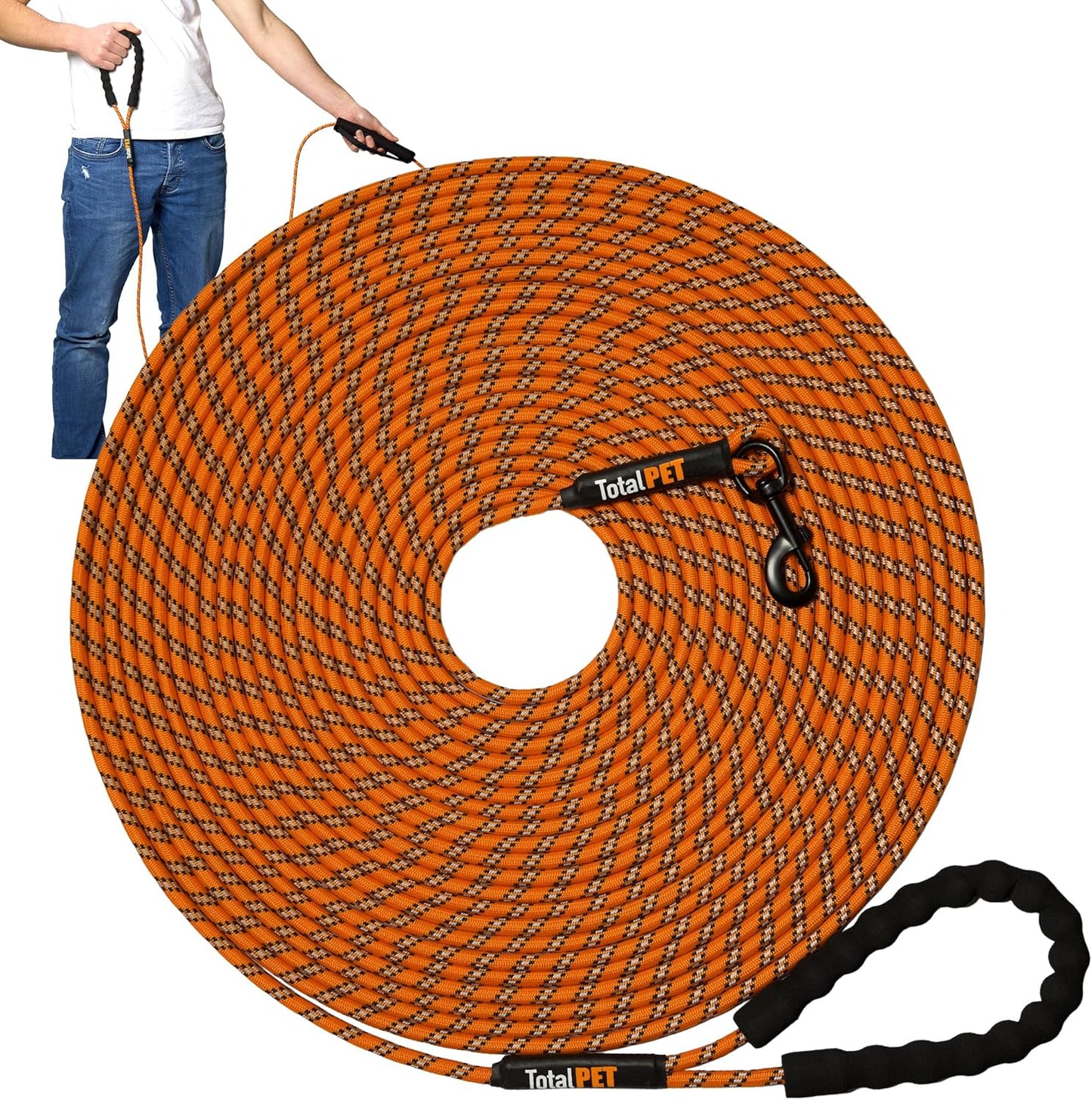 20m Rope Long Line Training Lead for Controlled Freedom & Distance Commands - Main Image