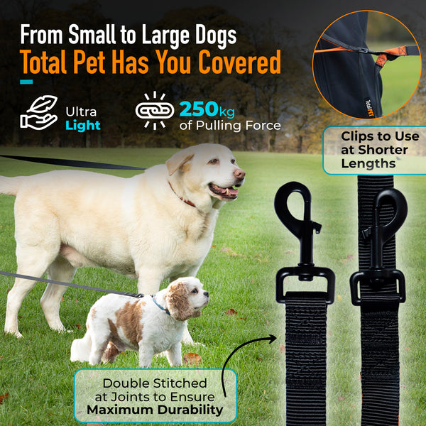 5/10/15/20m Nylon Long Line Dog Lead for Recall Training - Total Pet