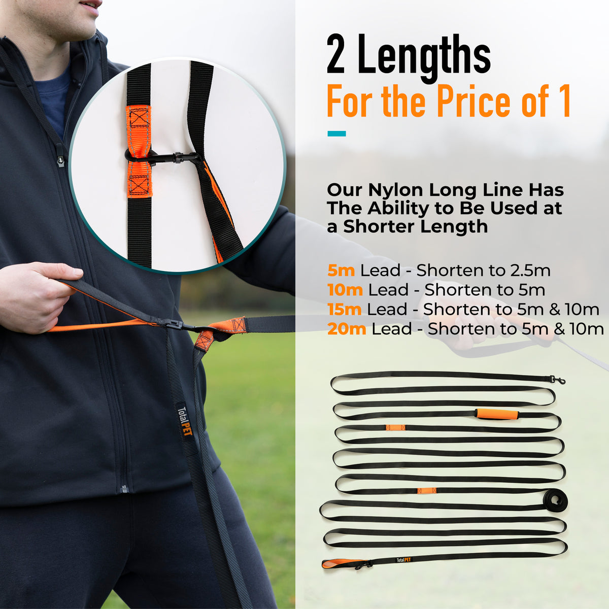 Nylon Long Line Training Lead - (Image 5)