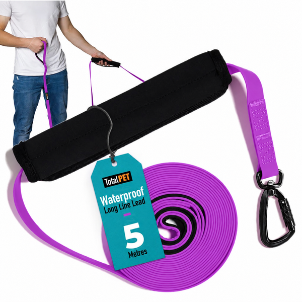 5/10/15/20/30m Waterproof Long Line Dog Lead for Obedience and Recall Training – Total Pet