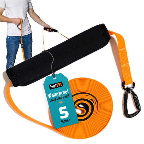 5/10/15/20/30m Waterproof Long Line Dog Lead for Obedience and Recall Training – Total Pet
