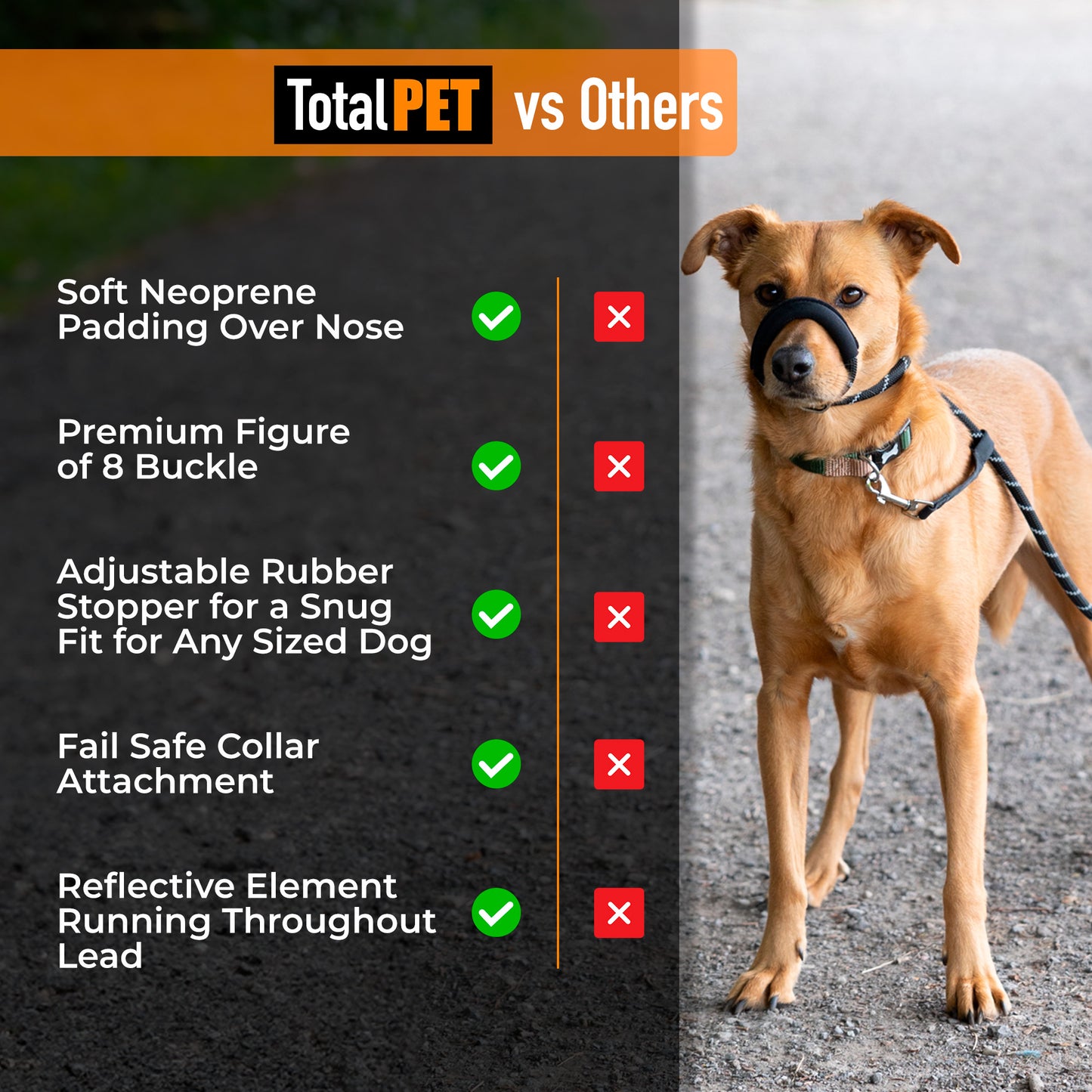 Rope Figure of 8 Dog Lead - M/L (Image 5)
