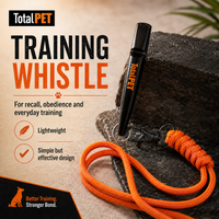 Total Pet Precision Training Whistle – Clear, Consistent Recall & Distance Control