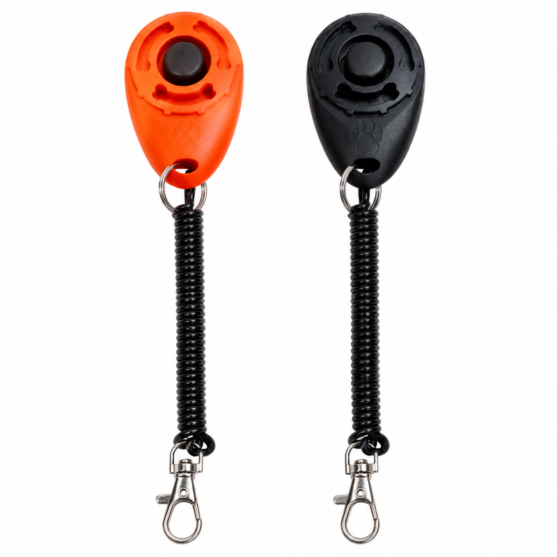Total Pet Dual Training Clicker Pack – Clear Marker Cues for Faster Learning (2‑Pack)